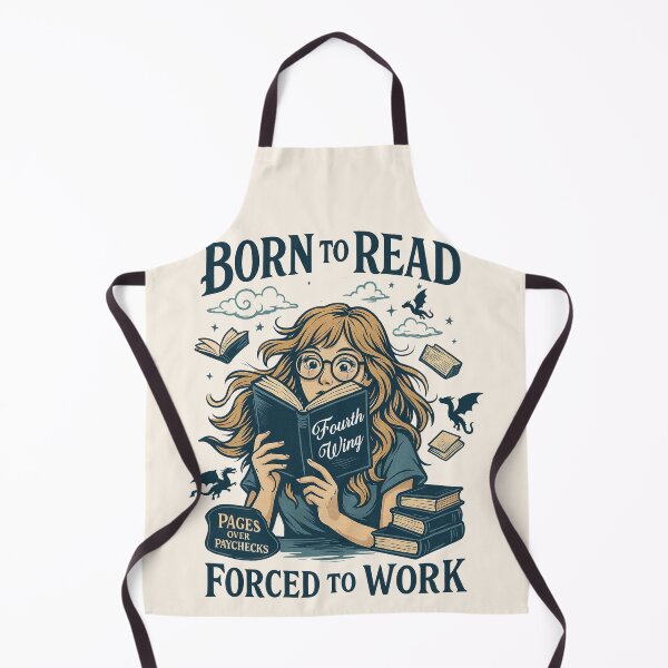 Item preview, Born To Read, Forced To Work - Pages Over Paychecks designed and sold by legendaryskins.