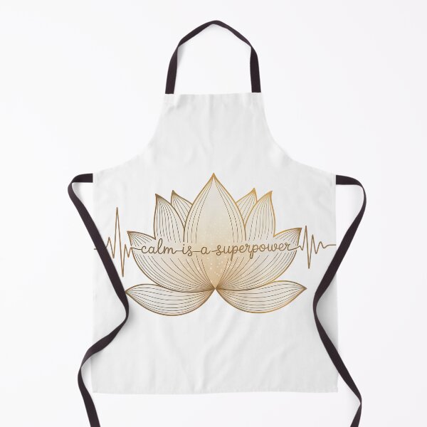 Item preview, Calm Is a Superpower Lotus Line Art Stress Relief designed and sold by 108stillness.