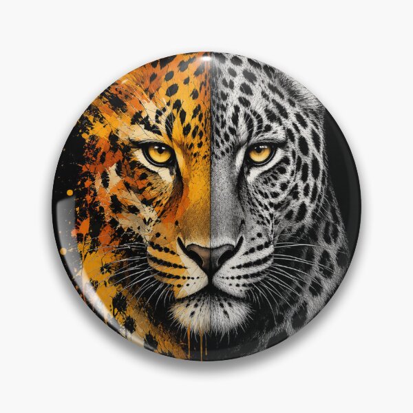 Artikelvorschau, Halb-Low-Poly-Leopardenporträt entworfen und verkauft von VeltrixaDesigns.