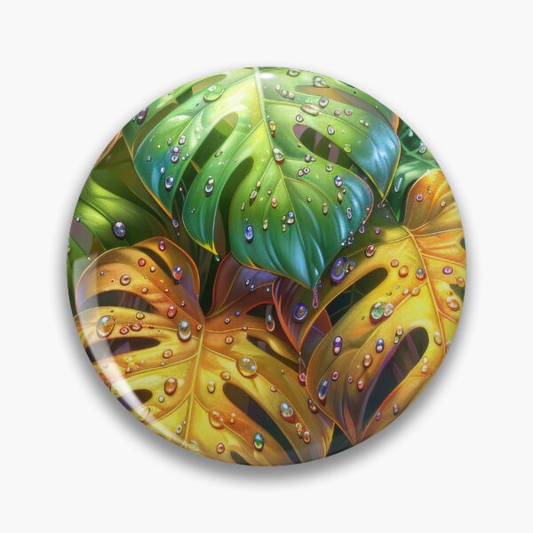Item preview, Monstera Leaves  Art – Tropical Rainforest designed and sold by MargaretWiktor.