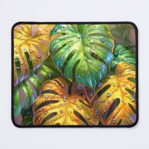 Item preview, Monstera Leaves Art – Tropical Rainforest designed and sold by MargaretWiktor.