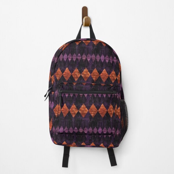 Item preview, Distressed Halloween Purple Diamond Pattern designed and sold by LouieVanille.