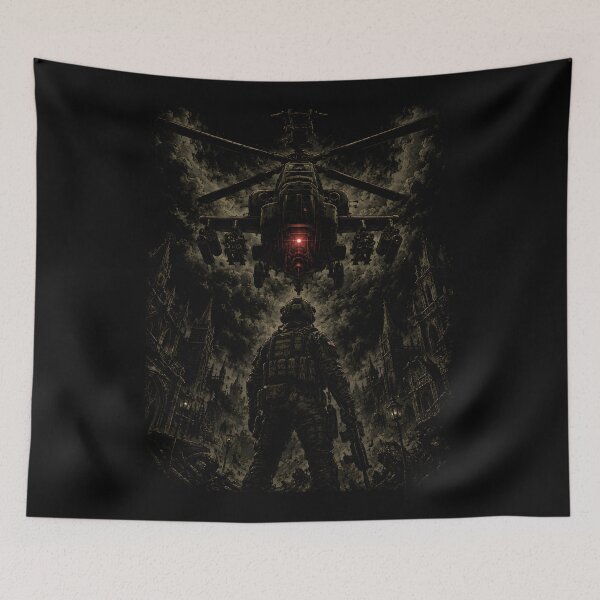 Item preview,  The soldier and the enemy chopper designed and sold by ColonelOkten.