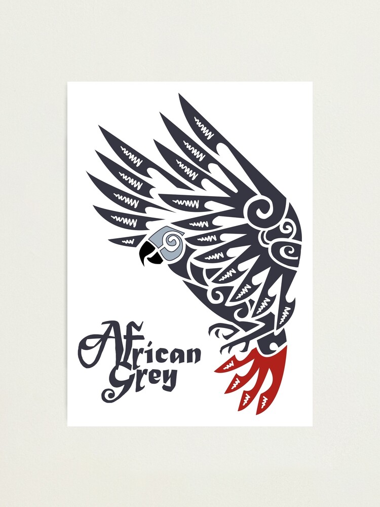 african grey tattoo | Line art tattoos, Art tattoo, Parrot tattoo