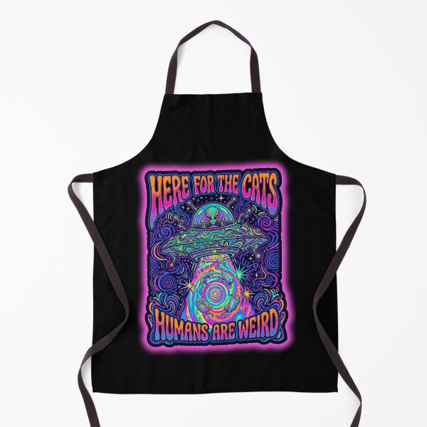 Item preview, Here For The Cats Humans Are Weird   designed and sold by WoodburyLake.