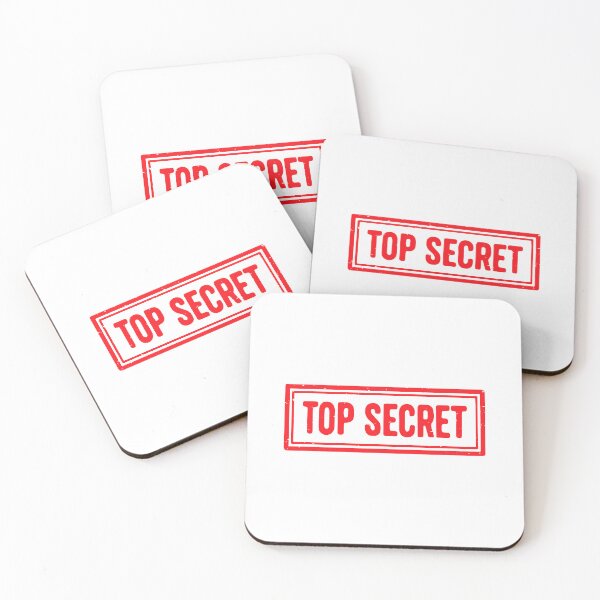 Item preview, Top Secret Grunge Rubber Stamp Design designed and sold by VectorForge Studio.
