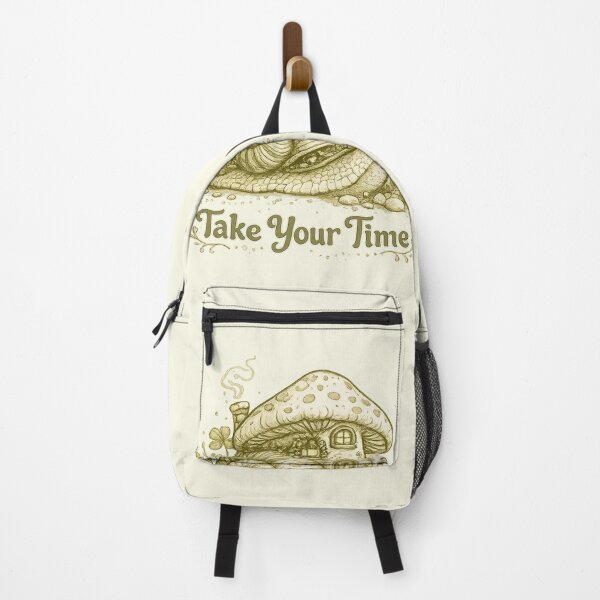 Item preview, Take Your Time Snail Mushroom House Art designed and sold by Hearth & Hollow.