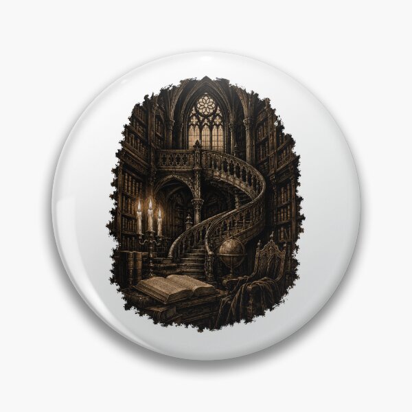 Item preview, Gothic Dark Academia Library designed and sold by Piising.