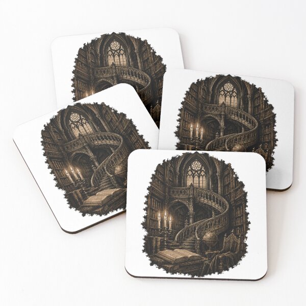 Item preview, Gothic Dark Academia Library designed and sold by Piising.