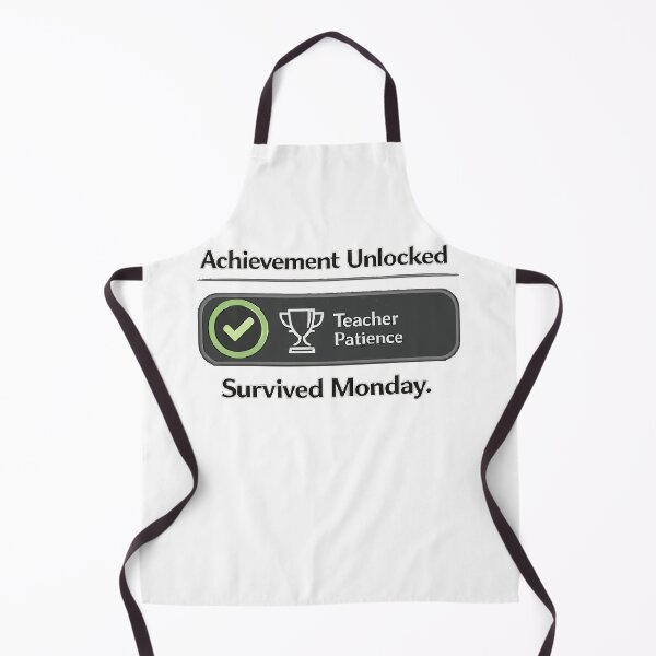 Item preview, Achievement Unlocked: Survived Monday Funny Teacher T-Shirt Sticker designed and sold by Sunday.Supply.