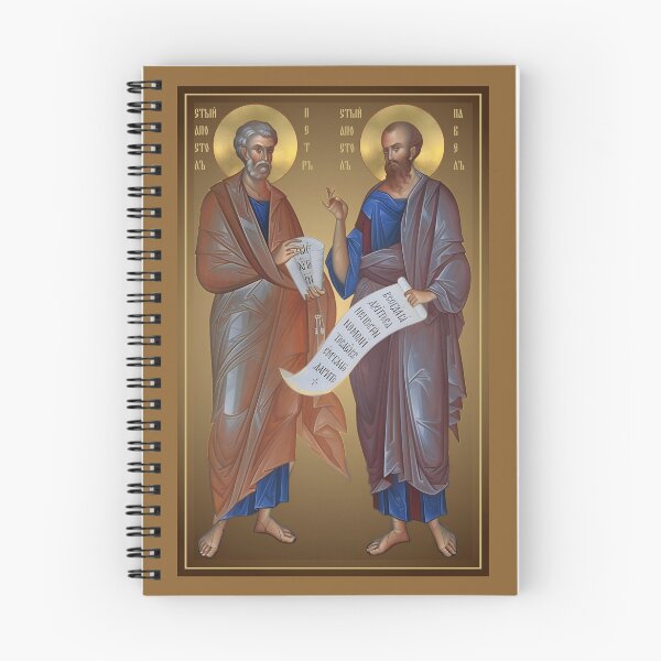 Item preview, Saints Apostles Peter and Paul  Orthodox icon  designed and sold by orthodox-icon.