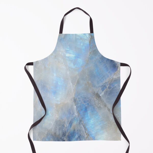 Item preview, Rainbow Moonstone Gemstone Texture with Ethereal Blue Adularescence – Iridescent White Crystal Surface for Luxury Nature Inspired Decor and Modern Design designed and sold by SurfaceCraft Studio.