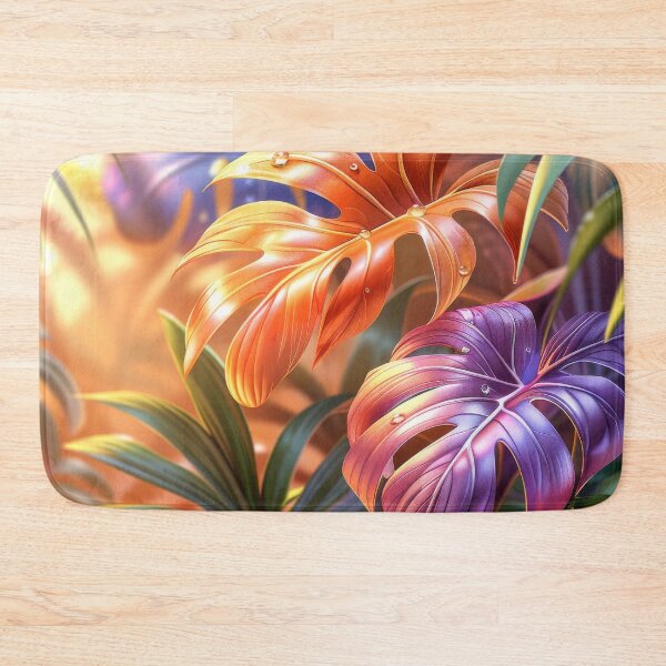 Item preview, Monstera Leaves  Art – Tropical Rainforest designed and sold by MargaretWiktor.