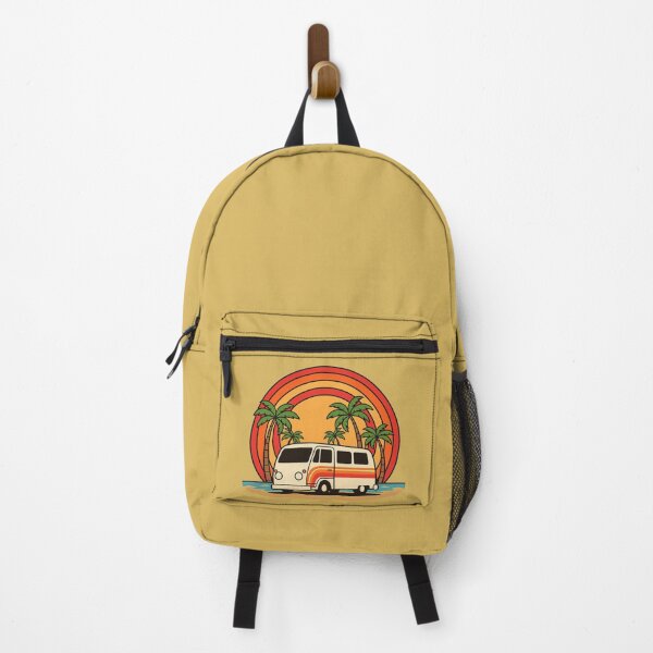 Item preview, Retro Beach Camper Van Sunset ⭐ designed and sold by AMNAXstyle.
