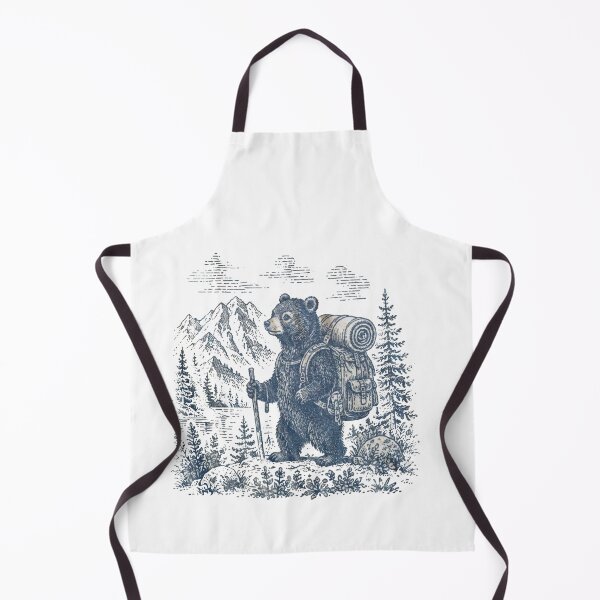 Item preview, Vintage Hiking Bear designed and sold by Gbriel3.
