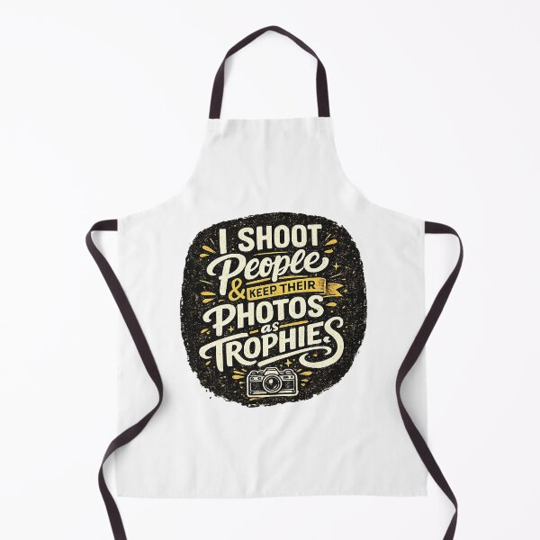 Item preview, I Shoot People and Keep Their Photos as Trophies | Funny Vintage Photographer Design designed and sold by bambooks.tabooks.