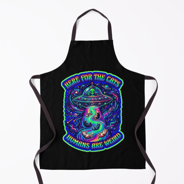 Item preview, Here For The Cats Humans Are Weird   designed and sold by WoodburyLake.