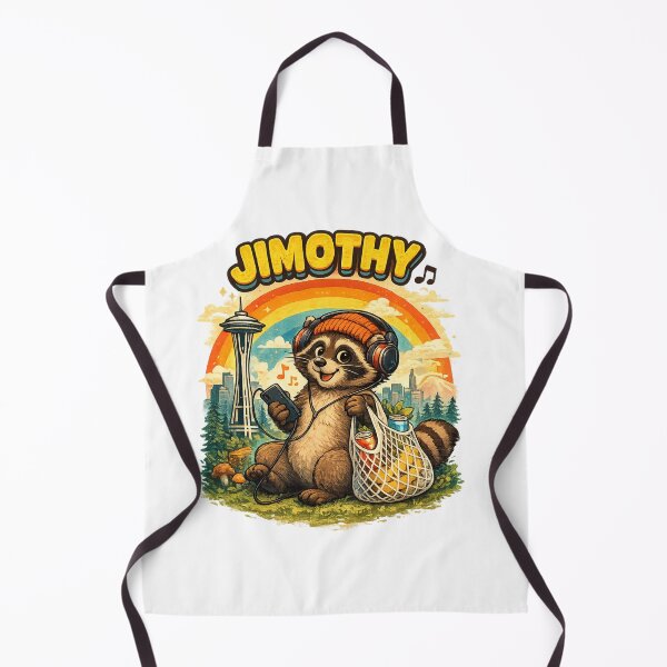 Item preview, Jimothy Seattle Raccoon Listening Music designed and sold by TSshirtShoppe.