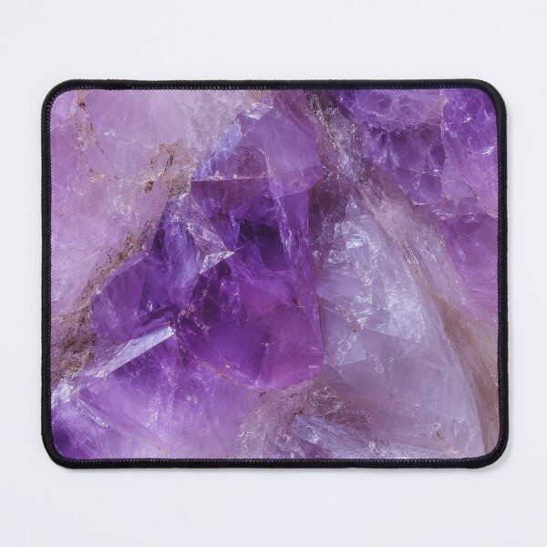 Item preview, Natural Amethyst Crystal Cluster Texture with Deep Purple Quartz Points – Luxurious Violet Gemstone Surface for Elegant Decor, Crystal Lovers and Modern Interior Design designed and sold by SurfaceCraft Studio.