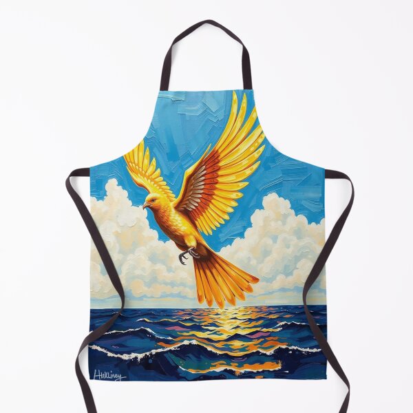 Item preview, Golden Majesty Over Ocean Waves – A mystical bird that unites light, freedom and dreams designed and sold by FotoworldEdel.