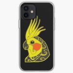 Cockatiel Parrot Tribal Tattoo iPhone Case