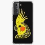 Cockatiel Parrot Tribal Tattoo Samsung Galaxy Case