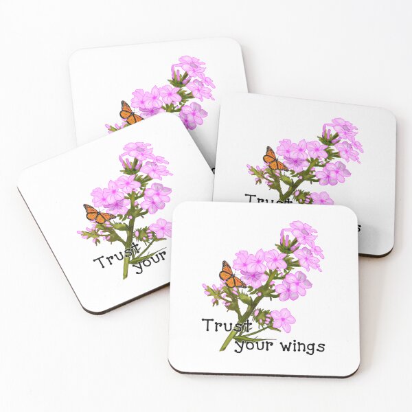 Item preview, Trust Your Wings Butterfly on Flowers Saying designed and sold by MMc Buck.
