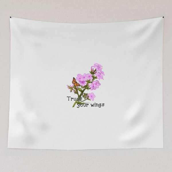 Item preview, Trust Your Wings Butterfly on Flowers Saying designed and sold by MMc Buck.