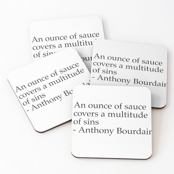 Item preview, Anthonty Bourdain Quote designed and sold by Fictional-Co.