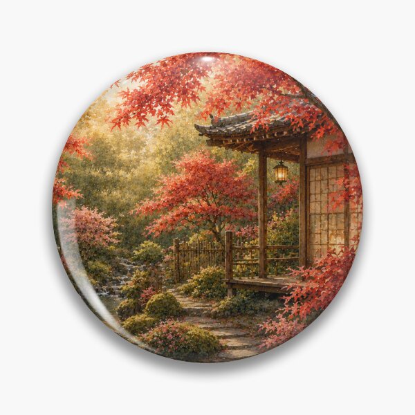 Item preview, Japanese Maple Garden designed and sold by WildSkyMuse.
