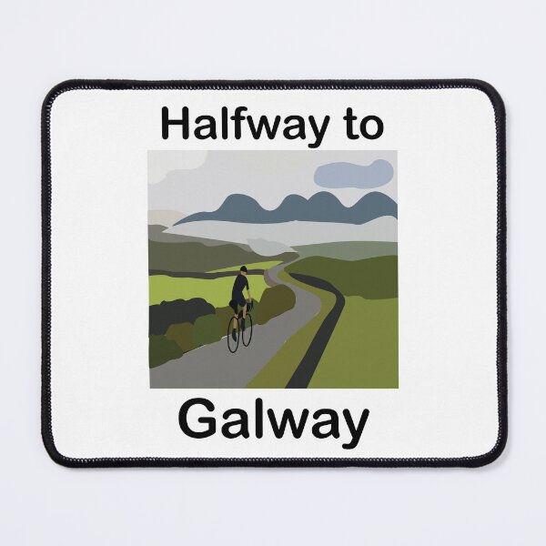 Item preview, Halfway To Galway - Irish Road Trip Travel Art designed and sold by Nisha Prabhu.