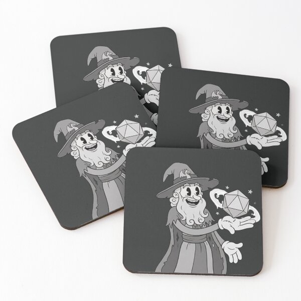 Item preview, Cartoon Wizard Finds A Relic RPG Sticker designed and sold by AestheticRPG .