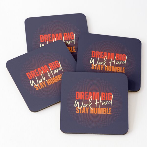 Item preview, Dream Big Work Hard Stay Humble Motivational Quote Typography Design designed and sold by ASN STUDIO.