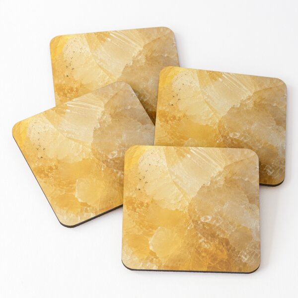 Item preview, Golden Citrine Crystal Texture with Warm Honey Quartz Layers – Natural Yellow Gemstone Surface Pattern for Elegant Home Decor, Phone Cases and Modern Lifestyle Accessories designed and sold by SurfaceCraft Studio.