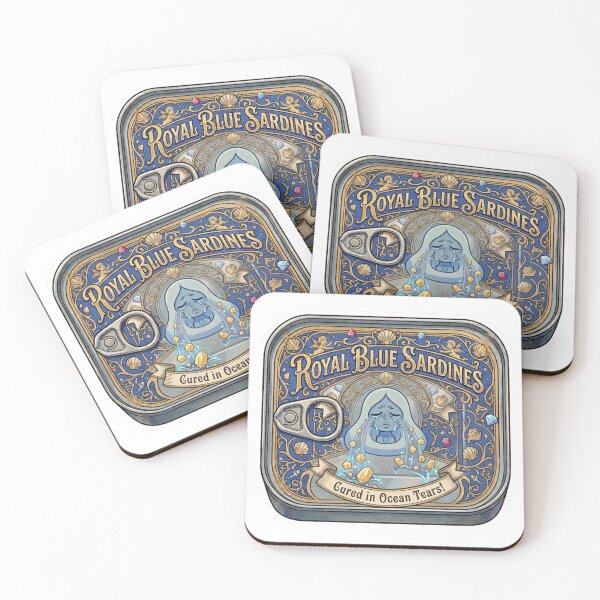 Item preview, Blue Diamond Royal Sardines Tin - Vintage Ocean Tears designed and sold by 0Zetgest.