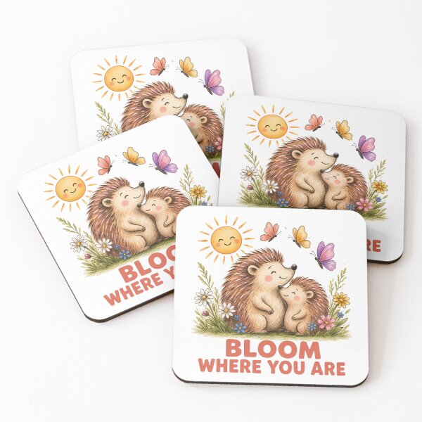 Item preview, Bloom Where You Are Hedgehogs designed and sold by J-CCreations.
