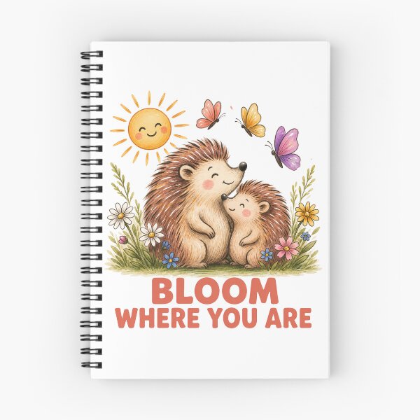 Item preview, Bloom Where You Are Hedgehogs designed and sold by J-CCreations.