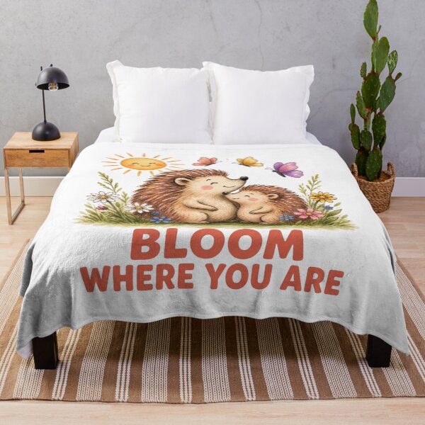 Item preview, Bloom Where You Are Hedgehogs designed and sold by J-CCreations.