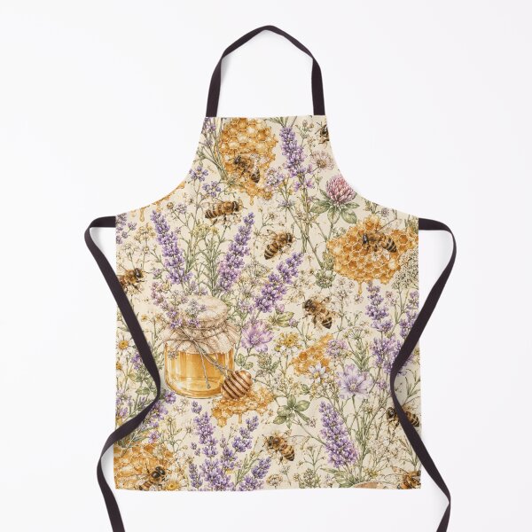 Item preview, Lavender Honey Bees designed and sold by Gold&pixels.