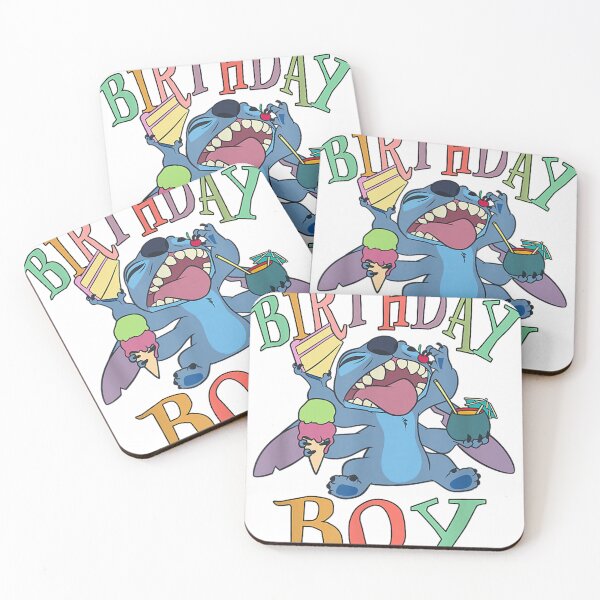Item preview, Lilo & Stitch Birthday Boy Stitch Enjoying Big  designed and sold by Darshana Rukmal  Amarathunga.