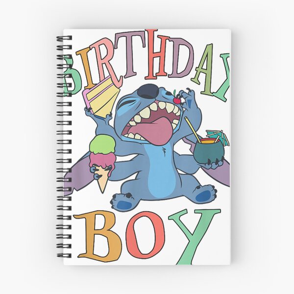 Item preview, Lilo & Stitch Birthday Boy Stitch Enjoying Big  designed and sold by Darshana Rukmal  Amarathunga.
