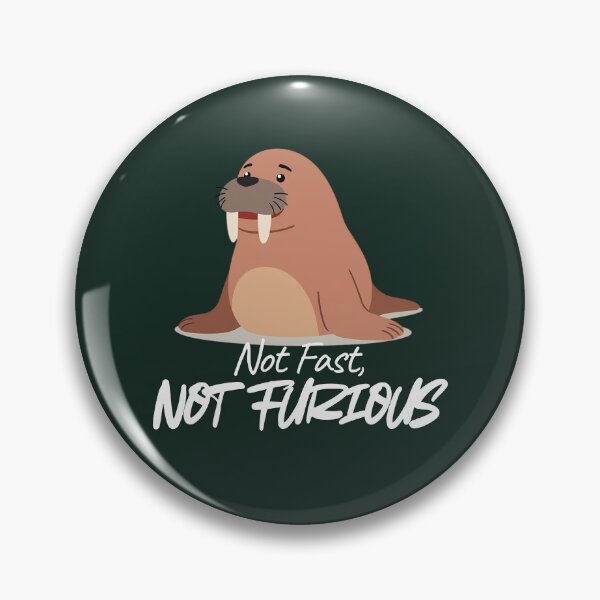 Item preview, Not Fast Not Furious Sea Lion Funny Animal Meme Design designed and sold by ASN STUDIO.