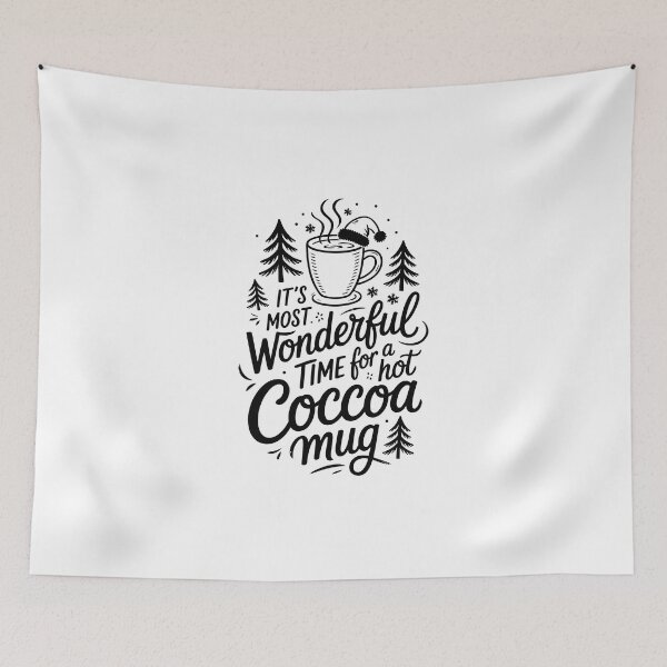 Item preview, IT’S MOST Wonderful TIME for a hot Cocoa mug designed and sold by jkrphoto.
