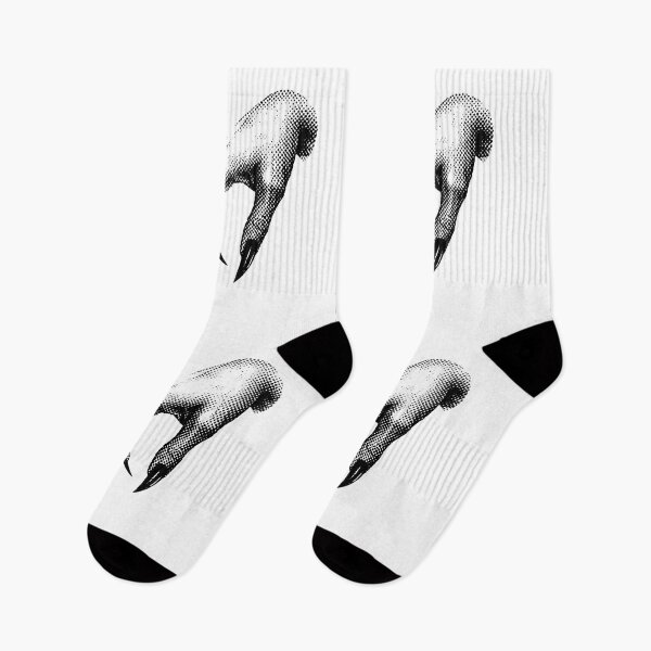 Item preview, Vampire Hand with Long Nails Halftone Style designed and sold by HexRelic.