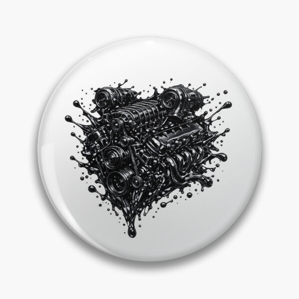 Item preview, Black Oil V8 Engine Sculpture designed and sold by teemix.