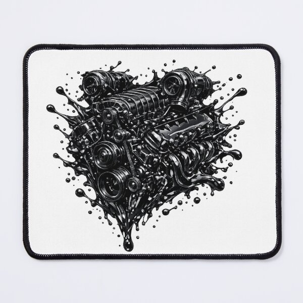 Item preview, Black Oil V8 Engine Sculpture designed and sold by teemix.
