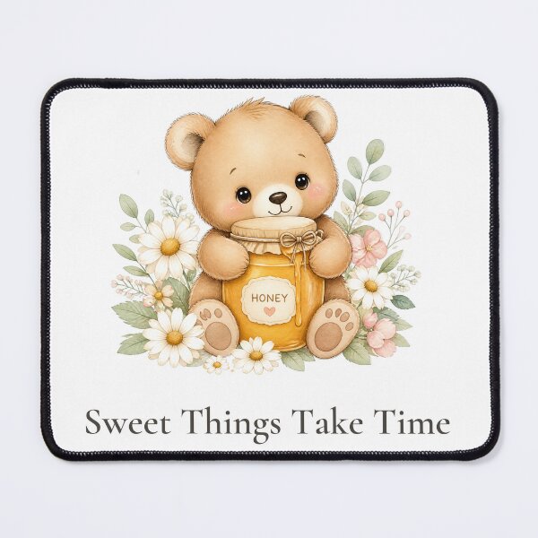 Item preview, Sweet Bear with Honey designed and sold by Hoppe-Art.