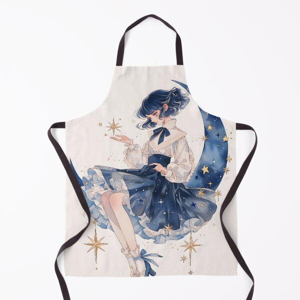 Item preview, Celestial Girl Sitting on Crescent Moon designed and sold by Meltisca.