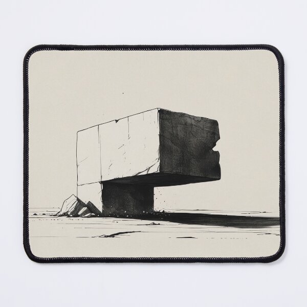 Item preview, Taurus Zodiac Sign Print, Monolith Ink Art (Digital Download) designed and sold by DarkinkArtPrint.