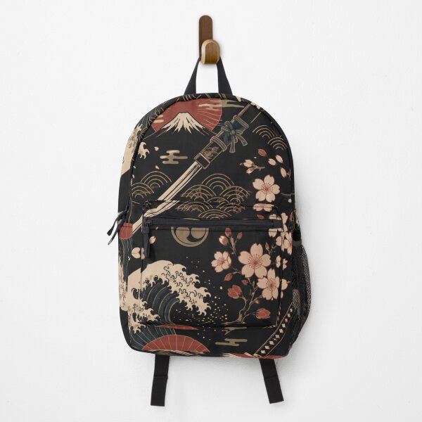 Item preview, Vintage Japanese Samurai Wave Pattern designed and sold by MoodSupplyStudio.